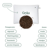 BLACK: Poduszka dwustronna MD (różne rodzaje)