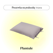 BLACK: Poszewka lniana na poduszkę (różne rozmiary)
