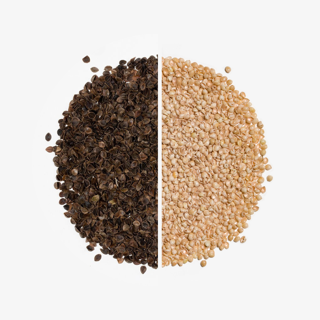 DLA MAMY Poduszka dwustronna z łuską złotego prosa i gryki 45 x 60 cm MD