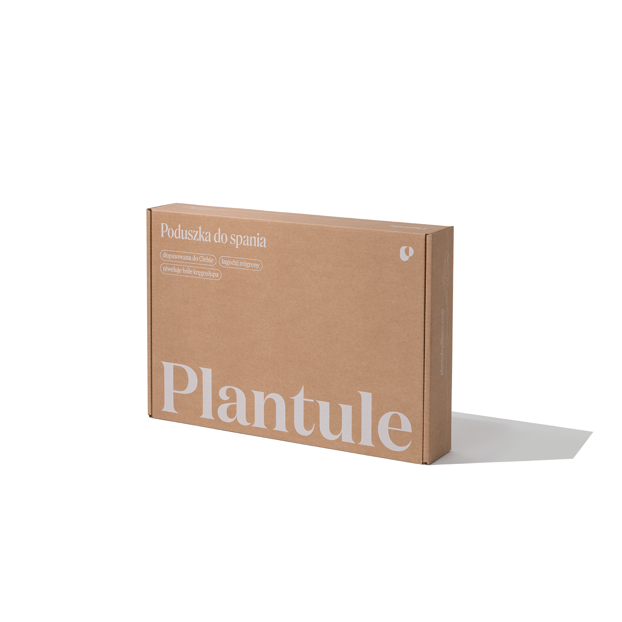 Poduszka do spania z łuską złotego prosa 45 x 60 cm MD