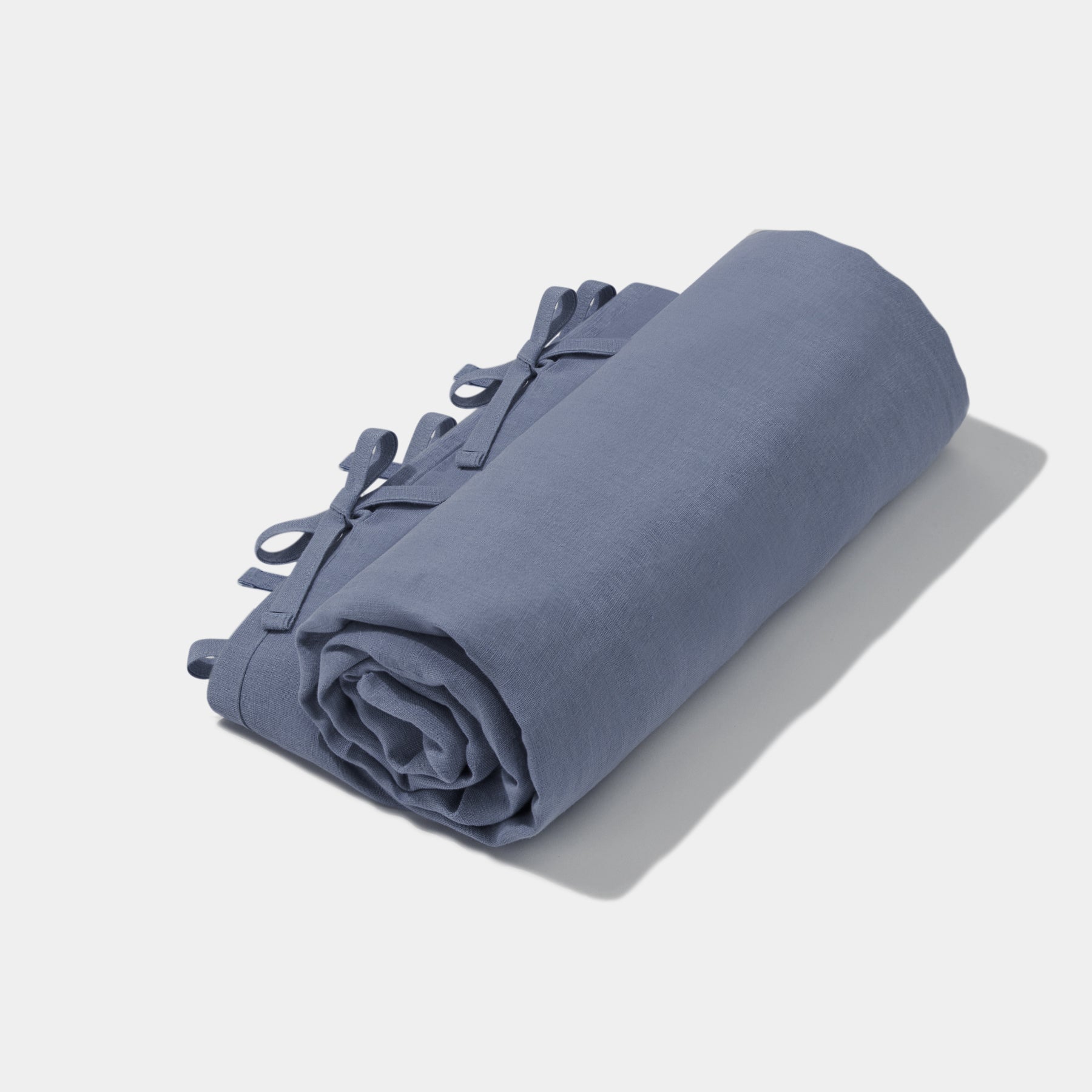 Lniana poszewka na kołdrę – różne rozmiary (granatowa)