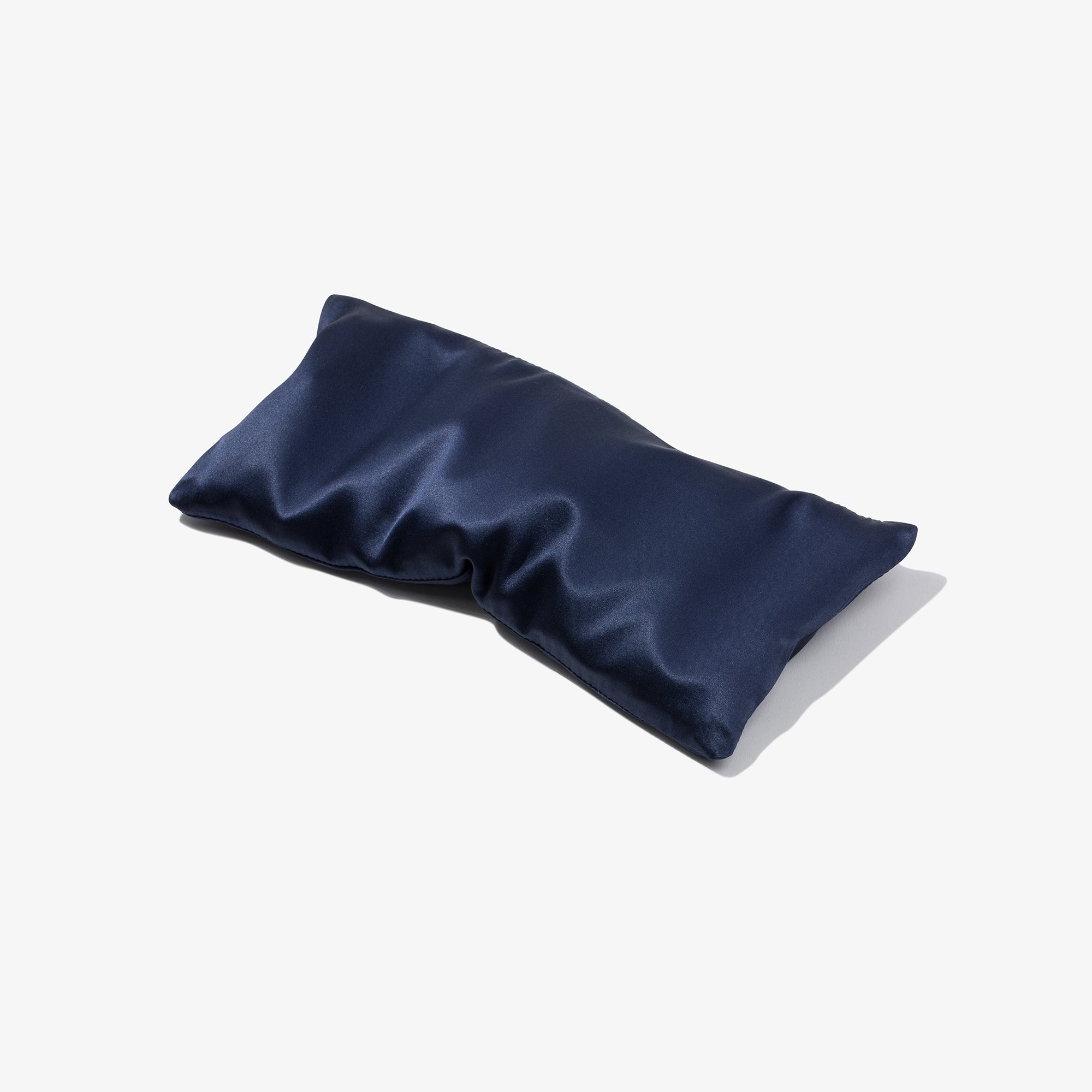 Jedwabna poduszka na oczy Plantule granatowa