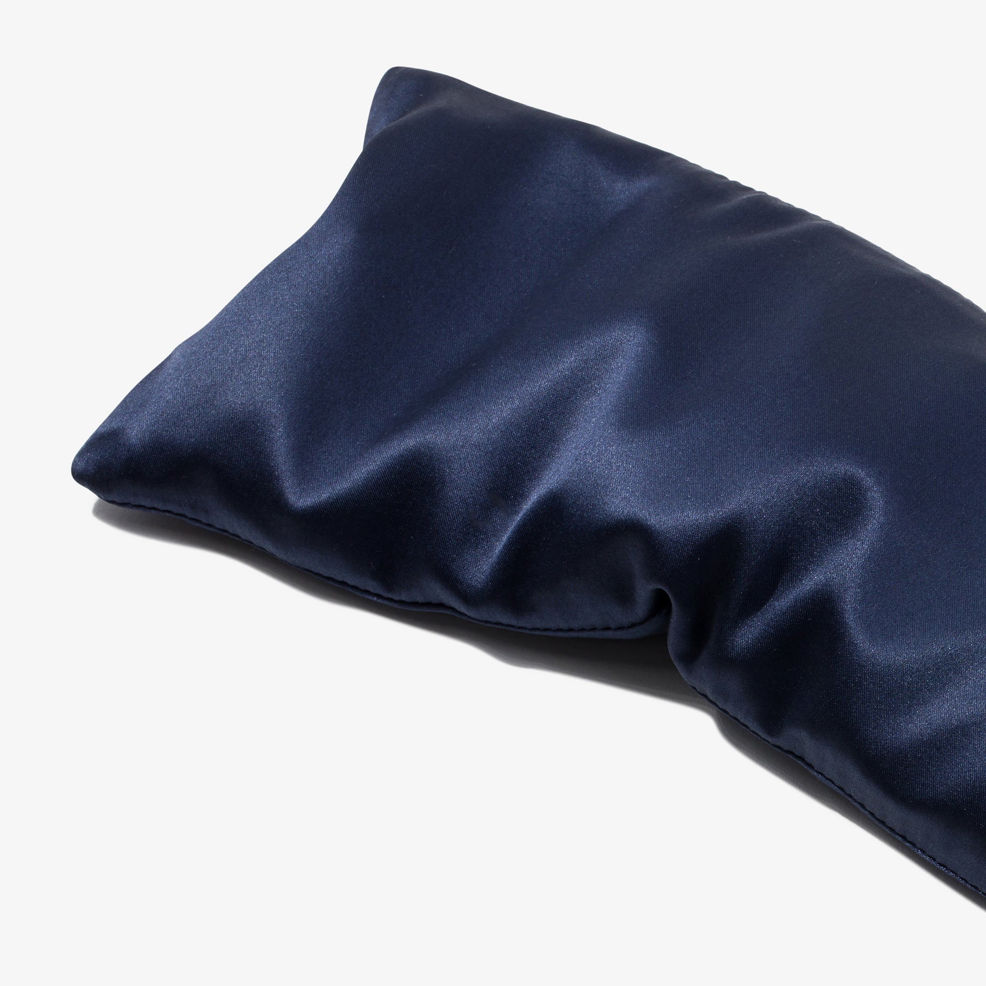 Jedwabna poduszka na oczy Plantule granatowa