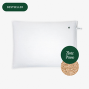 Poduszka do spania z łuską złotego prosa 45 x 60 cm MD