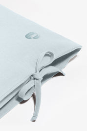 Poszewka lniana 50 x 75 cm (błękitna)