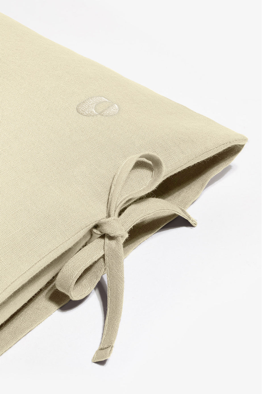 Poszewka lniana 40x40 cm (waniliowa)