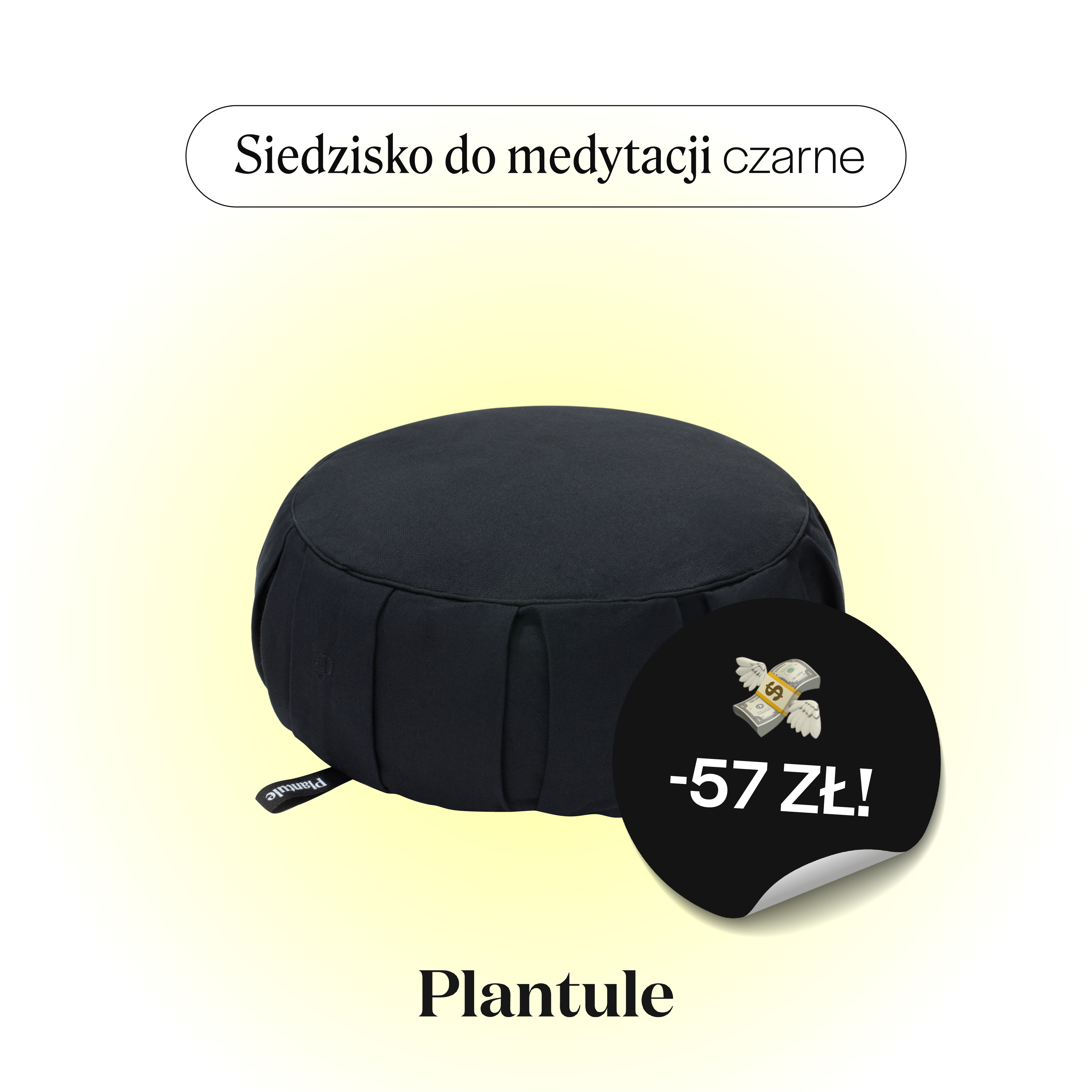 BLACK: Poduszka do siedzenia i medytacji (różne kolory)
