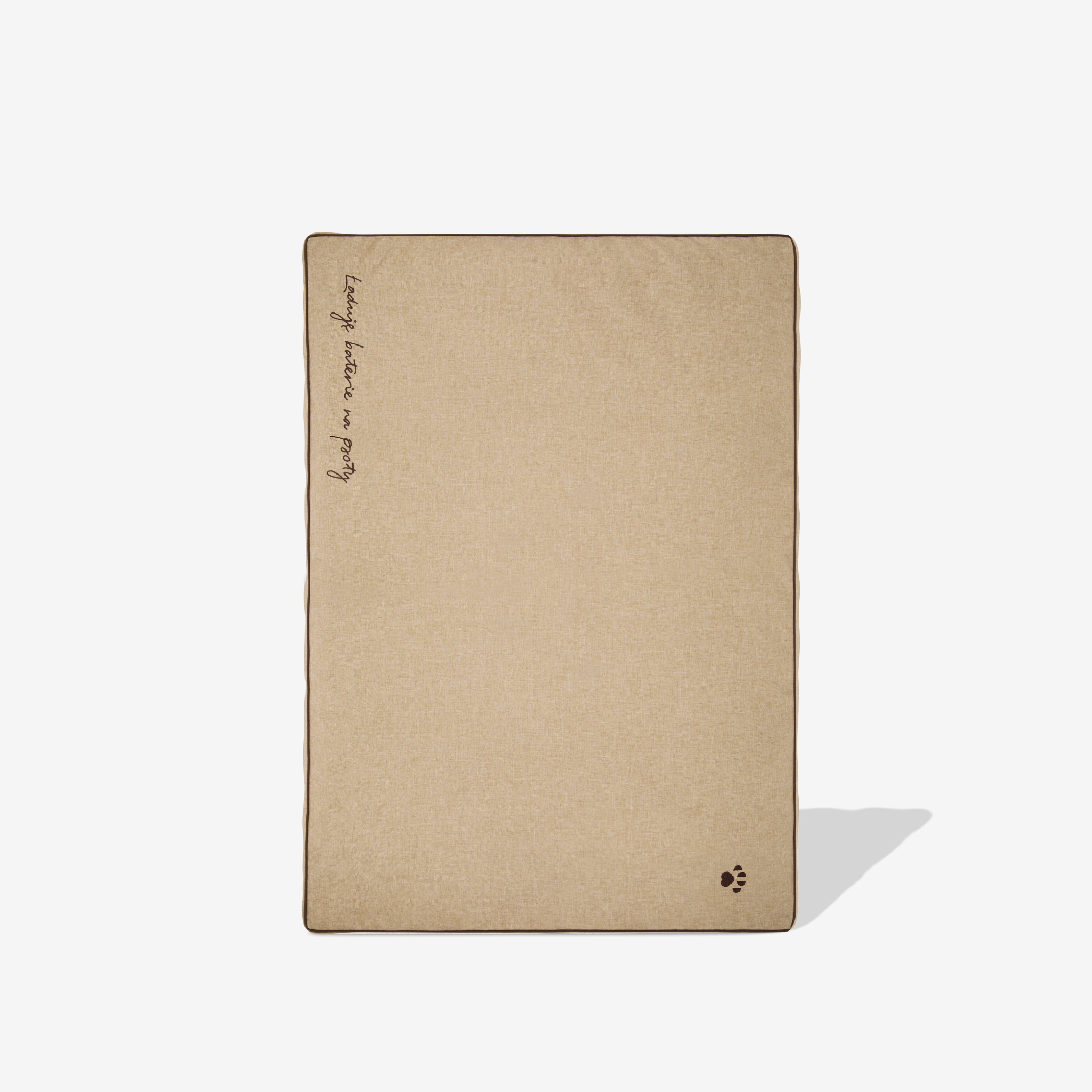 Legowisko z łuską gryki dla psa beżowe – różne rozmiary