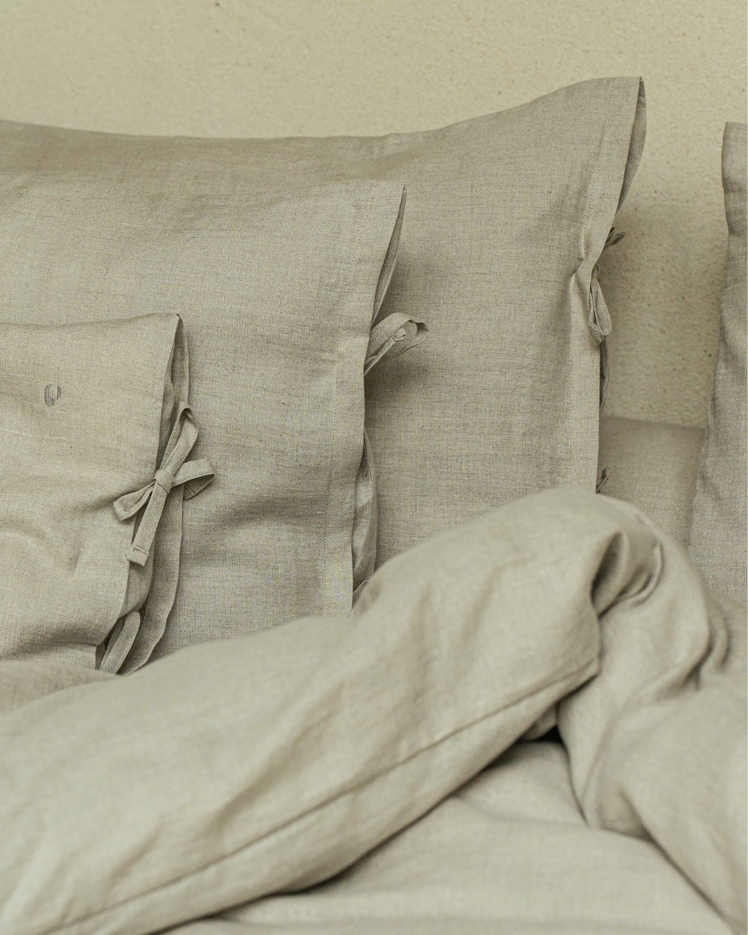 Lniana poszewka na kołdrę (naturalna)