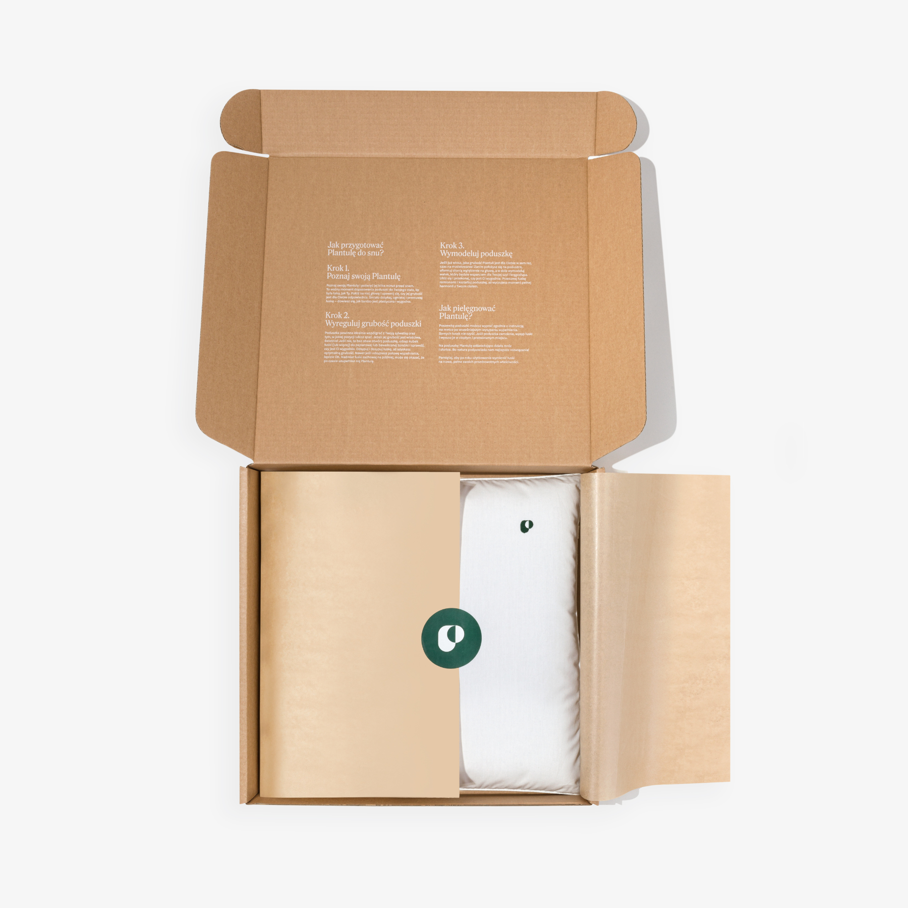 BLACK: Poduszka z łuską orkiszu MD (różne rozmiary)