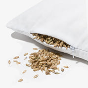 DLA MAMY Poduszka dwustronna z łuską złotego prosa i orkiszu 45 x 60 cm MD