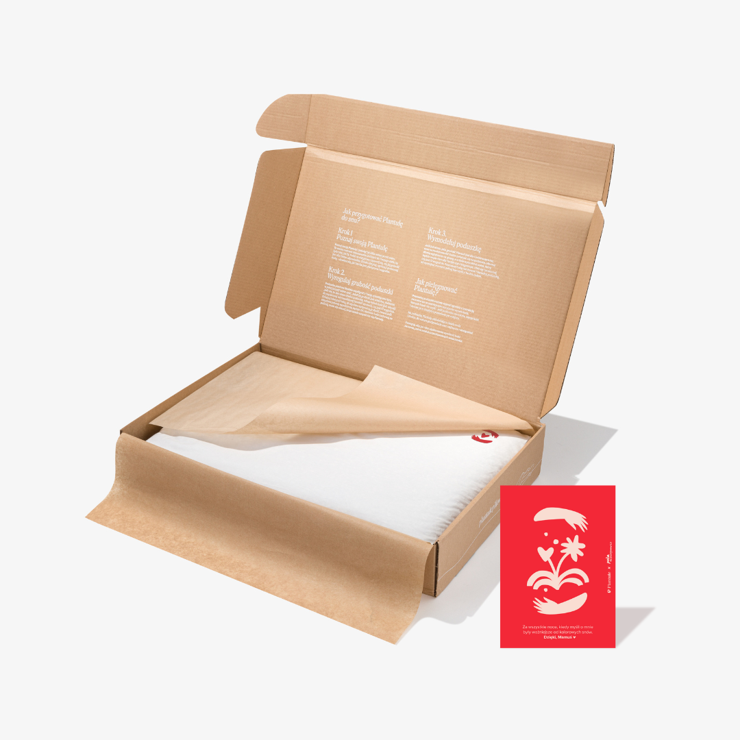 DLA MAMY Poduszka dwustronna z łuską gryki i orkiszu 45 x 60 cm MD