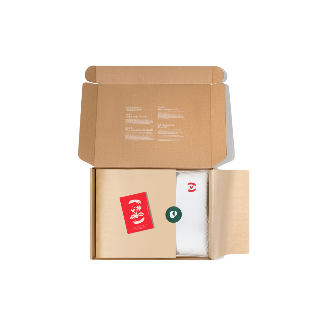 DLA MAMY Poduszka dwustronna z łuską gryki i orkiszu 45 x 60 cm MD