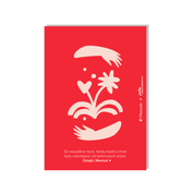 DLA MAMY Poduszka dwustronna z łuską gryki i orkiszu 45 x 60 cm MD