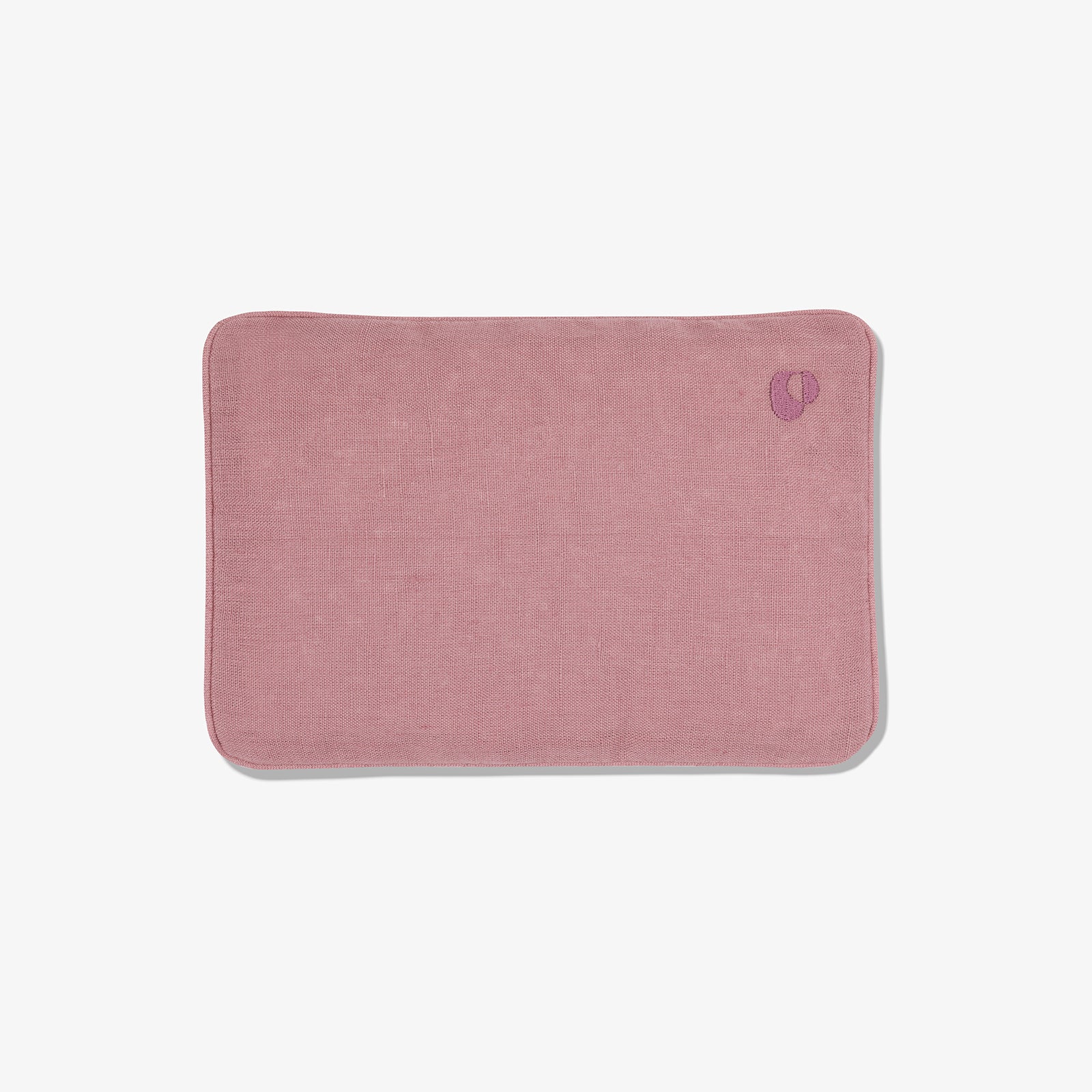 Lniany termofor z pestkami wiśni w kolorze różowym