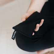 Poduszka z ekologicznym siemienie lnianym .