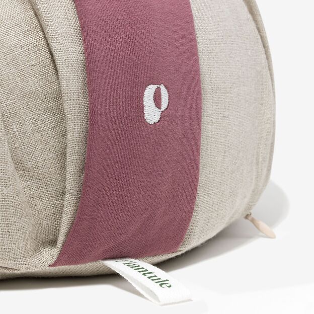 Wsparcie kręgosłupa za pomocą roślinnych poduszek do jogi, relaksu oraz medytacji.