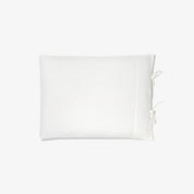 Biała poszewka z lnu na poduszkę