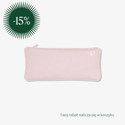 Lniana poduszka na oczy (pudrowy róż)