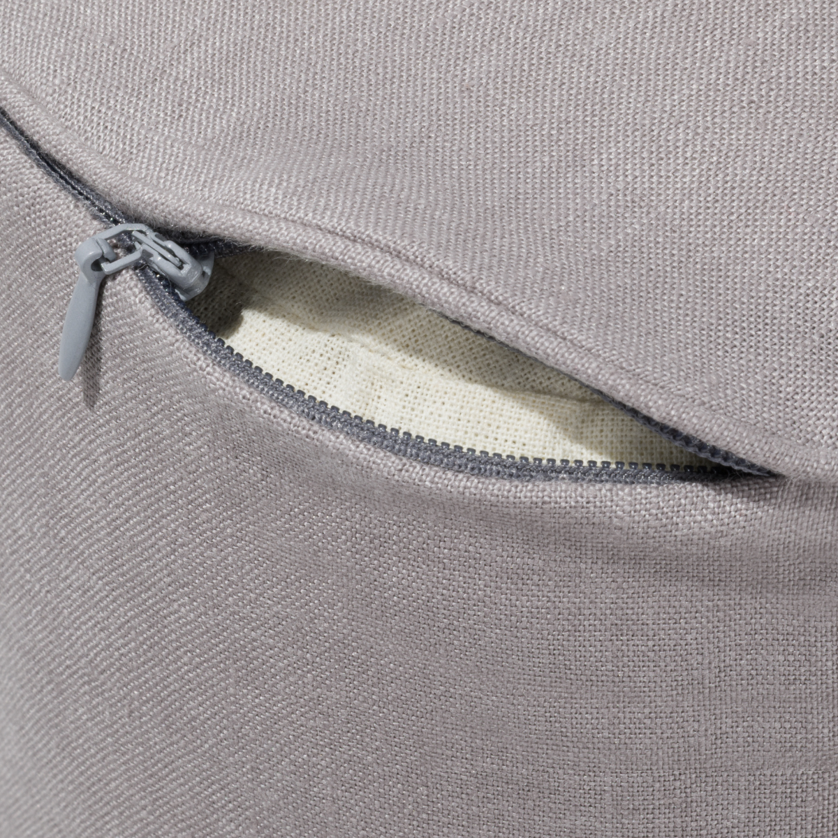 Lniany mały wałek (szary)