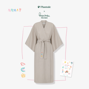 Kimono lniane naturalne - edycja limitowana MAMA