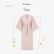 Kimono lniane różowe - edycja limitowana MAMA