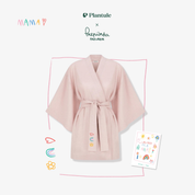 Kimono lniane różowe - edycja limitowana MAMA