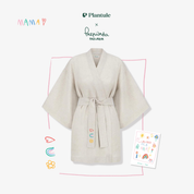 Kimono lniane naturalne - edycja limitowana MAMA