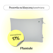 Poszewka bawełniana 45x60 cm (szara)