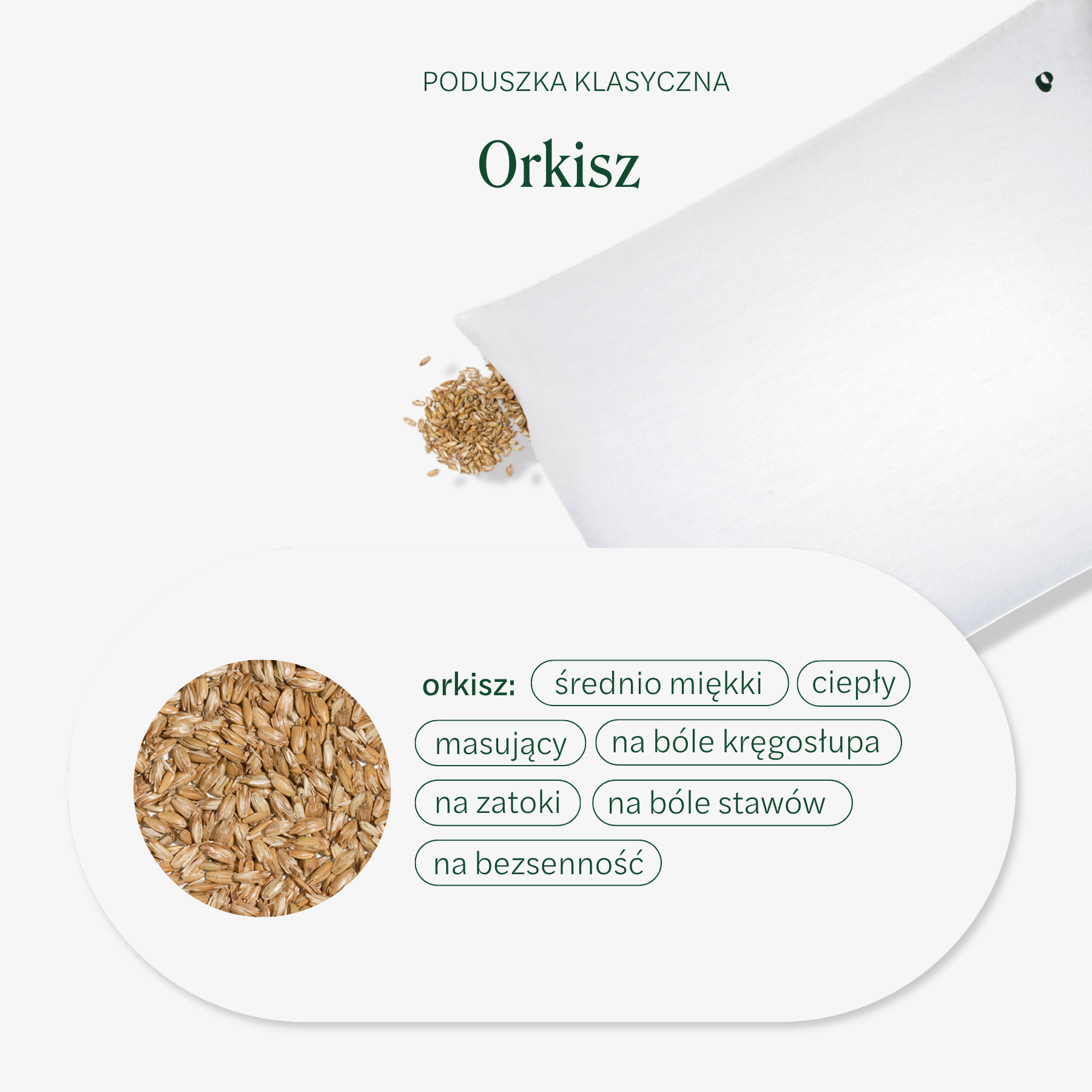 Poduszka do spania z poszewką 45x60 MD - edycja limitowana MAMA