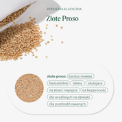 Poduszka do spania z poszewką 45x60 MD - edycja limitowana MAMA