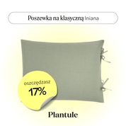 Poszewka lniana 45x60 cm (zielona)