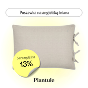 Poszewka lniana 50x75 cm (naturalna)