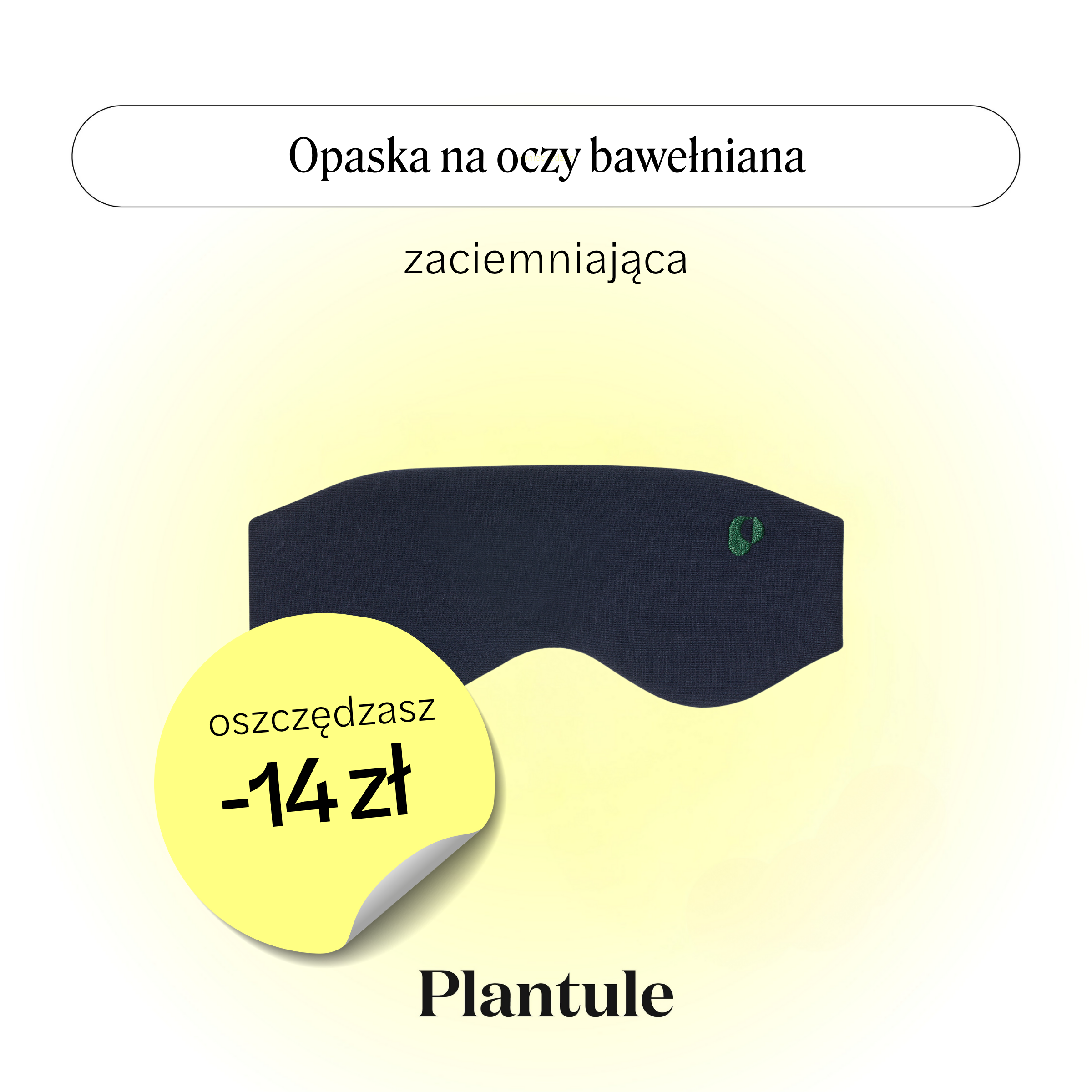 Opaska na oczy (granatowa)