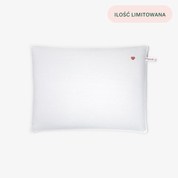 Poduszka do spania 45x60 cm edycja limitowana z różowym serduszkiem