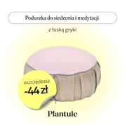 Poduszka do siedzenia i medytacji (pudrowy róż)
