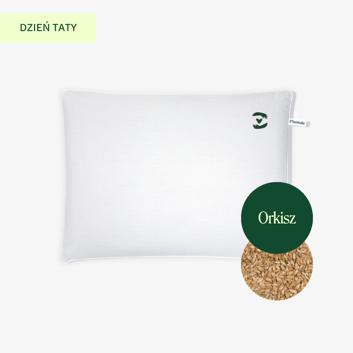 DLA TATY Poduszka z łuską orkiszu 45 x 60 cm MD