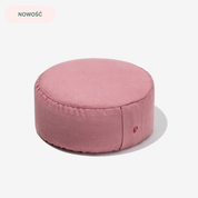 Lniane minimalistyczne siedzisko do medytacji (różowe)