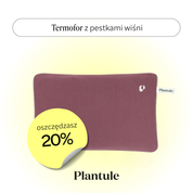 Termofor z pestkami wiśni (burgundowy)