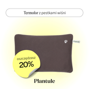 Termofor z pestkami wiśni (brązowy)