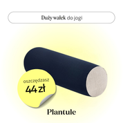 Duży wałek do jogi (granatowy)