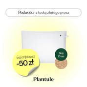 Poduszka do spania z łuską złotego prosa 45 x 60 cm MD