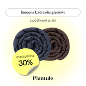 Personalizowana konopna kołdra obciążeniowa z pestkami wiśni