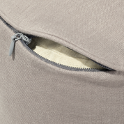 Lniany duży wałek do jogi (naturalny)