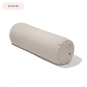 Lniany duży wałek do jogi (naturalny)