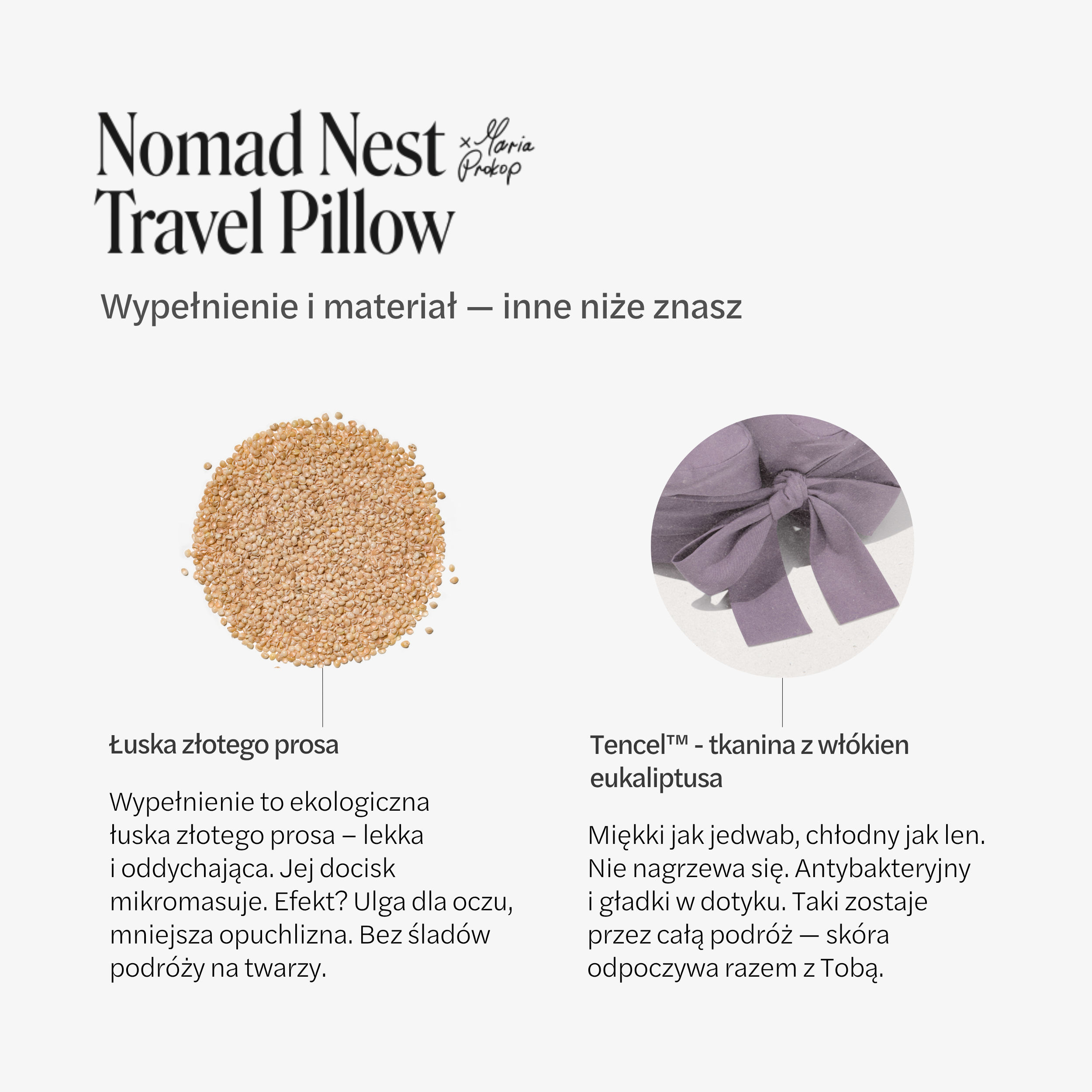 Nomad Nest Travel Pillow Plantule x Maria Prokop