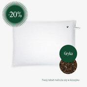 Poduszka z łuską gryki 45 x 60 cm MD