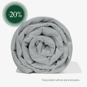 Kołdra obciążeniowa z kulkami szklanymi 150x200 cm (szara bawełna)