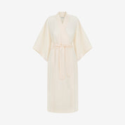 Kimono lniane Plantule długie (waniliowe)