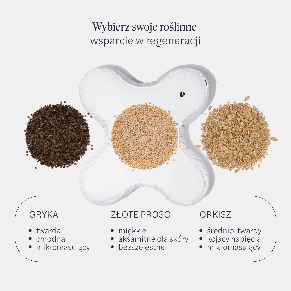 Poduszka do spania Night Contour 40 x 40 cm MD